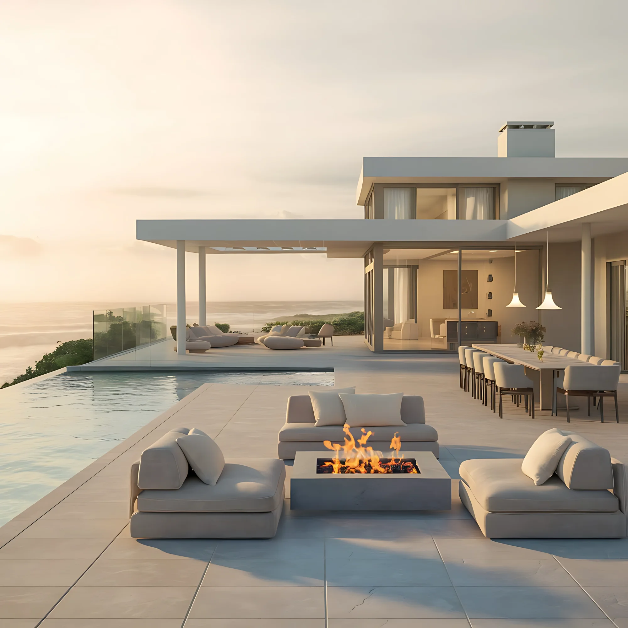 Propriété contemporaine dans les collines de Bel Air